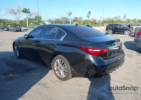 2020 Infiniti Q50 Luxe z USA, uszkodzony, nr VIN JN1EV7AP4LM201346